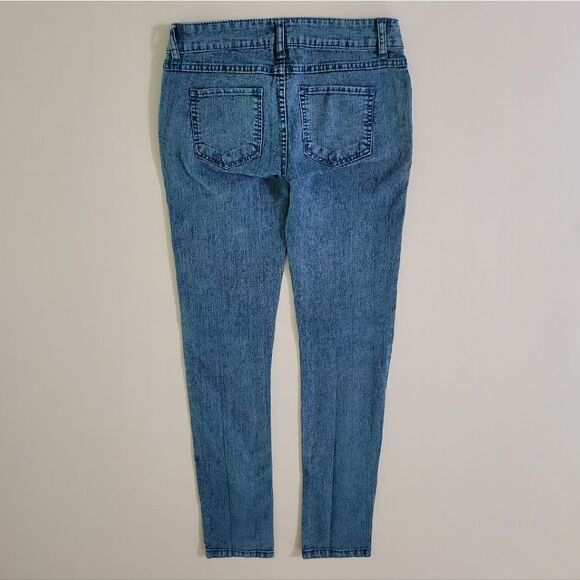 Forever 21 Women's Blue Skinny Denim Jeans - Picture 10 of 11